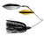 Strike King Tour Grade Spinnerbait 2nd Gen Willow/Willow 1/2oz - Mouse