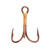 Eagle Claw 2X Treble Reg Shank Curved Point 047708121620