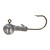 Eagle Claw Ball Head Jig, 3/4 Oz, Unpainted, Bronze Hoo
