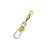 Eagle Claw Barrel Swivel W/interlock Snap-5