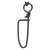 Eagle Claw Crane Swivel W/coastlock Snap-1