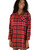 Lazy One Christmas Plaid Nightshirt