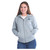 W Marquette Hrt Fzip Swtshrt - Blue Cove