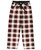 Black Plaid Pj Pant Xxl-210000405884