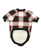 Black Plaid Dog Shirt M-210000405874