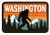 Arcadian Outfitters WA Bigfoot Velcro Patch