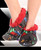Lazy One Happy Camper Fuzzy Feet S/M