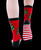 Lazy One Striped Trees Sock Xl