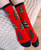 Lazy One Striped Trees Sock Xl