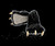 Lazy One Black Bear Paw Slipper