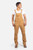 Dovetail Workwear Freshley Overalls in Saddle Brown Canvas