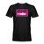 STLHD Men's Neon Pink Black T-Shirt