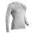 Indera Mills Men's 2-Layer Merino Wool Performance Base Layer Crew - Grey