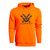 Vortex Core Logo Performance Hoodie Blaze Orange