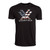 Vortex Men's Stars & Stripes Short Sleeve T-Shirt Black