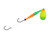 Mack's Lure Double Whammy Classic Original - Rainbow/Green/Fire Orange