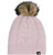 Kids' Lined Oh Mega Fur Pom Beanie Pale Blossom-197803995678