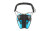 1103307 E-MAX Pro Youth Electronic Earmuff Neon Bl-661120418702
