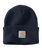 A18-NVY OS Navy Knit Cuffed Beanie -26-035481001444