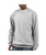 K124-HGY S Heather Gray Loose Midweight Crewneck S-035481295294