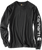 K231-BLK S Black Loose Fit Heavyweight Long-Sleeve-210000134127