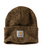 A18-247 OS Dark Brown/Sandstone Knit Cuffed Beanie-889192344549