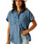 10058777 MED R CHAMBRAY WMS Vacation Shirt-25-197318429231