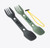 F-SP-Ut-2Pkutility Spork 2 Pack CAMPGREEN CHARCOAL-210000168507