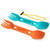 F-SP-Ut-2Pk Utility Spork 2 Pack TEAL EMBER ORANGE-210000168511