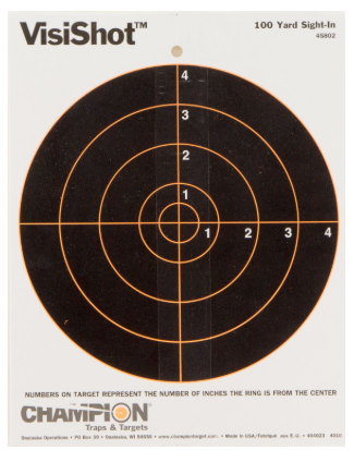 Champion Targets VisiShot Hanging Paper 8" Point-076683458025