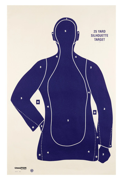 Champion Targets Law Enforcement Silhouette B-27-076683407276