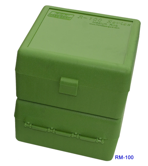 RM-100-10 Ammo Box 100 Round Flip-Top 22-250 243 3-026057231105