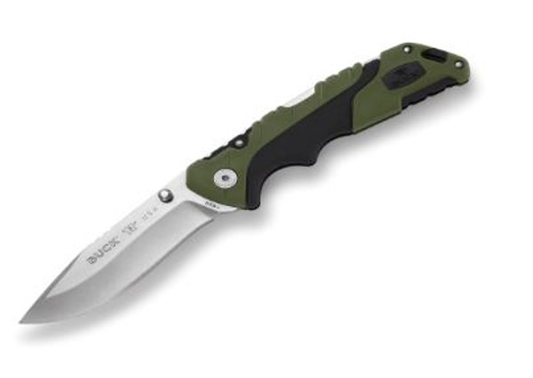 BUCK 659 LARGE FOLDING PURSUIT, GREEN 0659ORS-B-033753156830