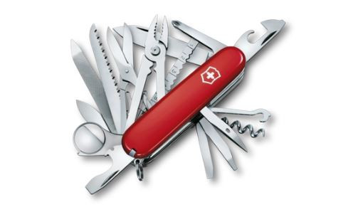 VICTORINOX SWISS CHAMP MULTITOOL,RED 1.6795-7611160100634