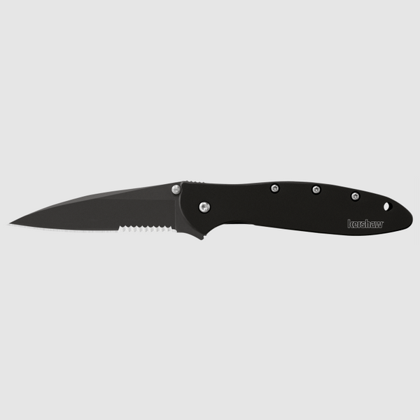 KERSHAW LEEK-BLACK,SERRATED 1660CKTST-087171166148