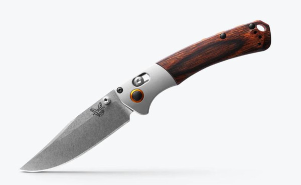 BENCHMADE MINI CROOKED RIVER-GRAY ALUM, 15085-2-610953150396