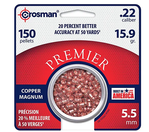 CPD22 Copper Magnum Domed Pellet  .22 Caliber, 14.-210000026629