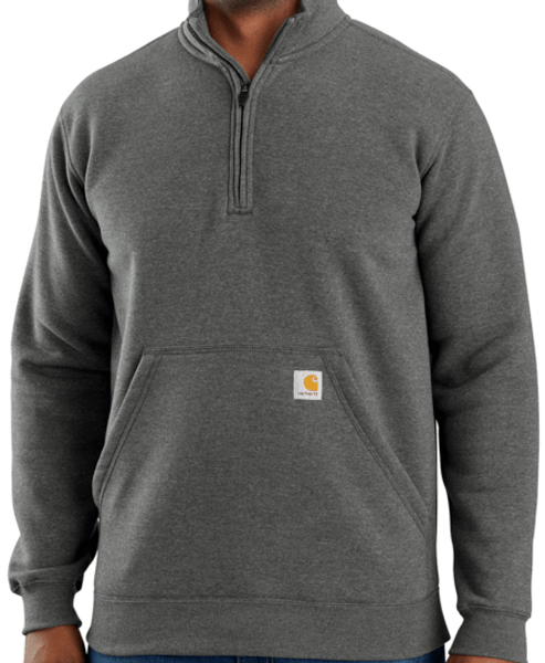 105294-CRHMREG Loose Fit Midweight Quarter-Zip Moc-195836139342