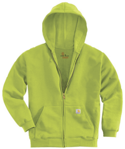 K122-BLM L Brite Lime Loose Fit Midweight Full-Zip-192776850269