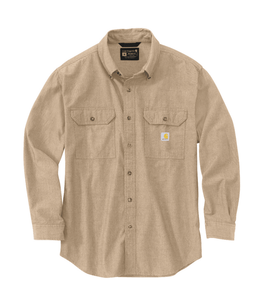 104368-256 S Dark Tan Chambray Loose Fit Midweight-192776441306