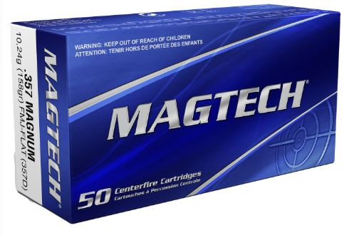 MAGTECH 357MAG 158GR FMJ FLAT POINT 357D-754908166619