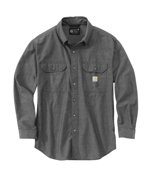 104368-BKC 2XL Black Chambray Loose Fit Midweight-192776442082