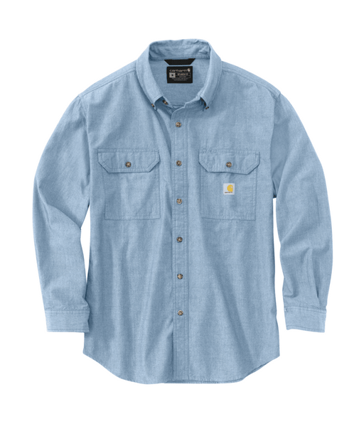 104368-CBL L Blue Chambray Loose Fit Midweight Cha-192776442686