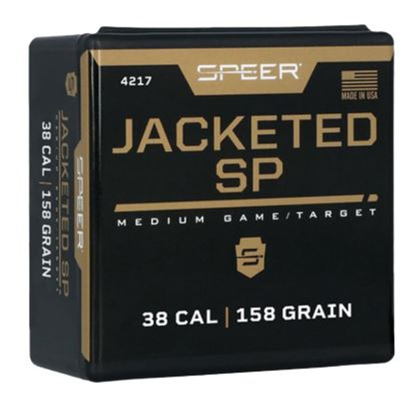 SPEER 38CAL 158GR JSP 4217-076683042170