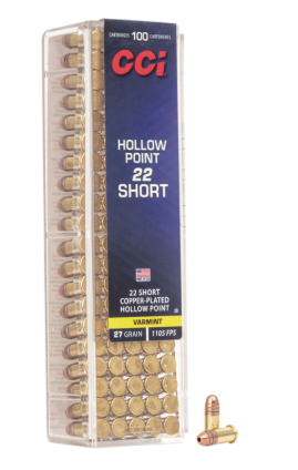 28 CCI 22 SHORT 27GR CPHP          * 100 RND/BX -2-076683000286