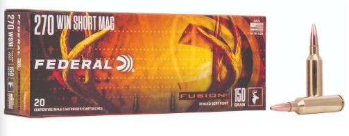 F270WSMFS1 FEDERAL 270 WSM 150GR FUSION 20 RND/BX-029465097882