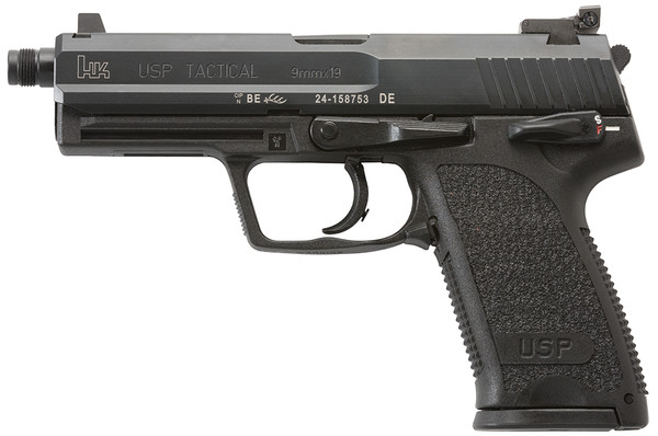H&K USP TACTICAL V1, 9MM, 2-15RD MAGS-642230261501