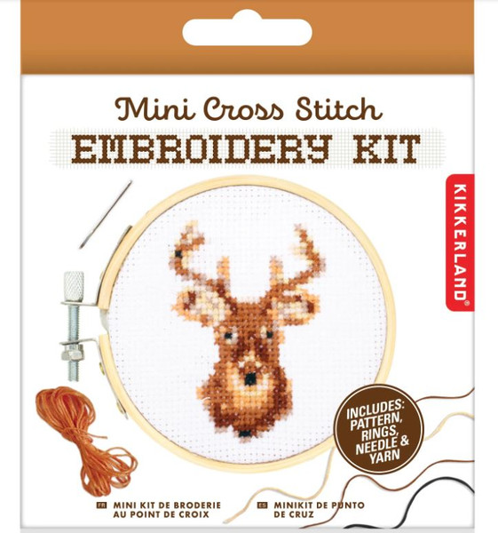 Mini Cross Stitch Kit - Deer-25-210000413807