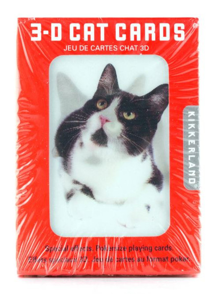 CATS 3D PLAYING CARDS-25-612615027077