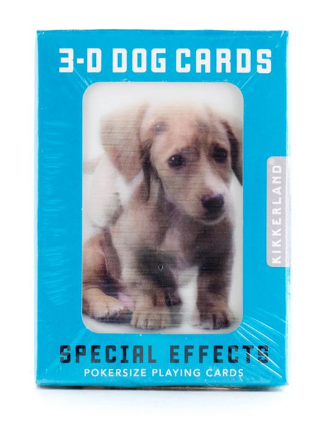 DOGS 3D PLAYING CARDS-25-612615029279